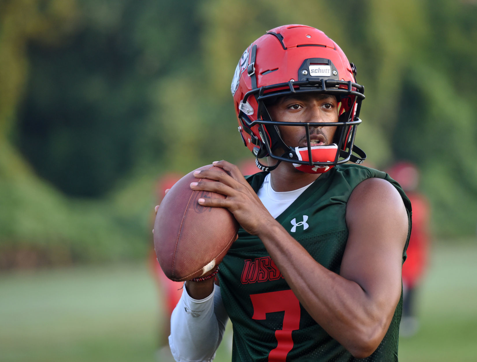 WSSU football first practice